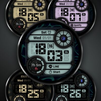 Camo LCD: Watch Face Android Screenshot 3