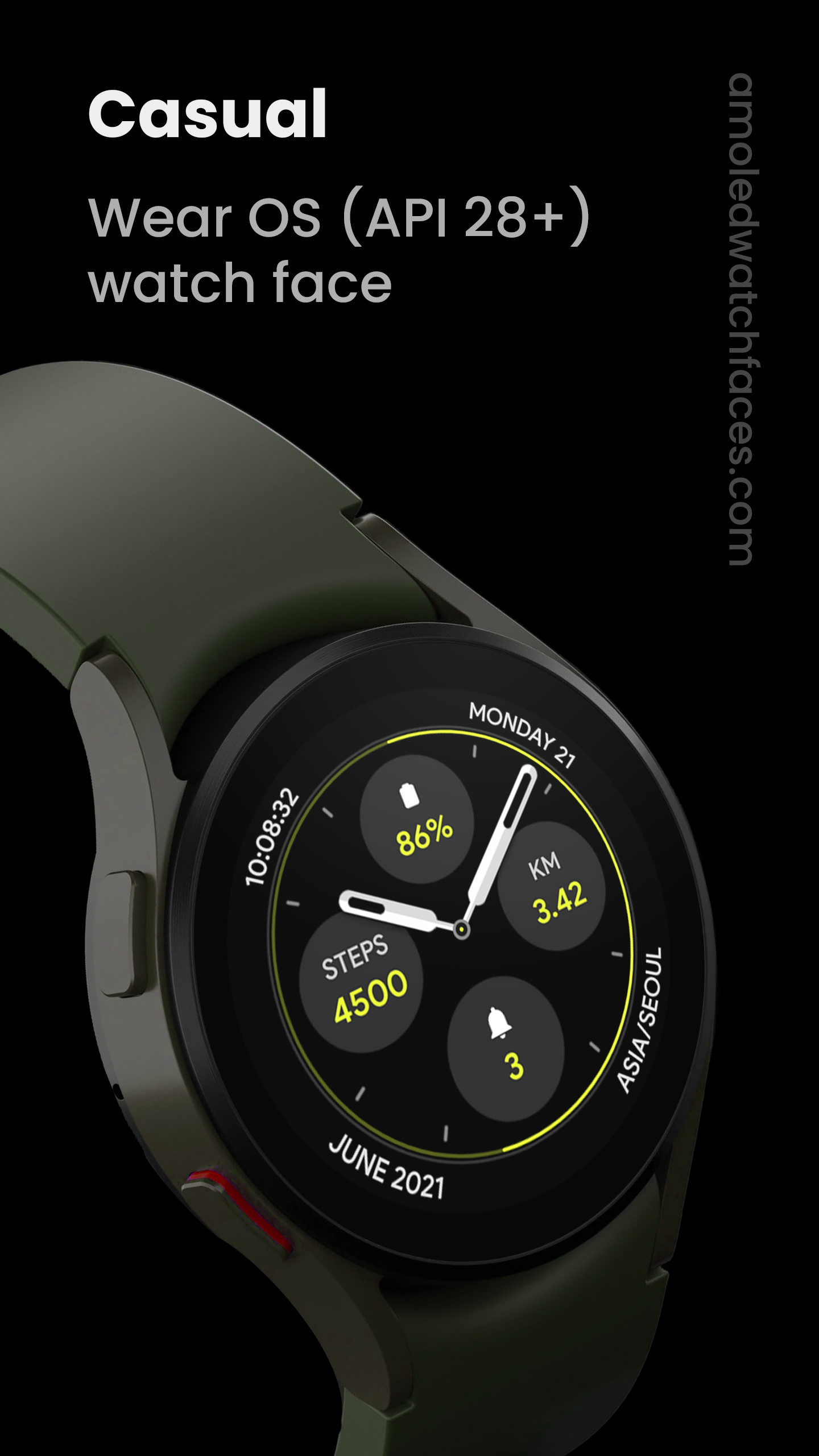 Casual Watch Face Android Screenshot 2