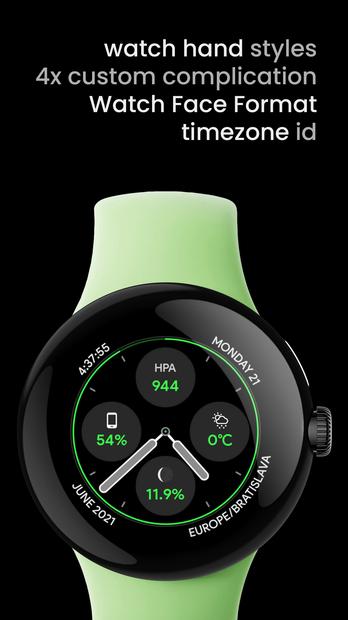 Casual Watch Face Android Screenshot 3