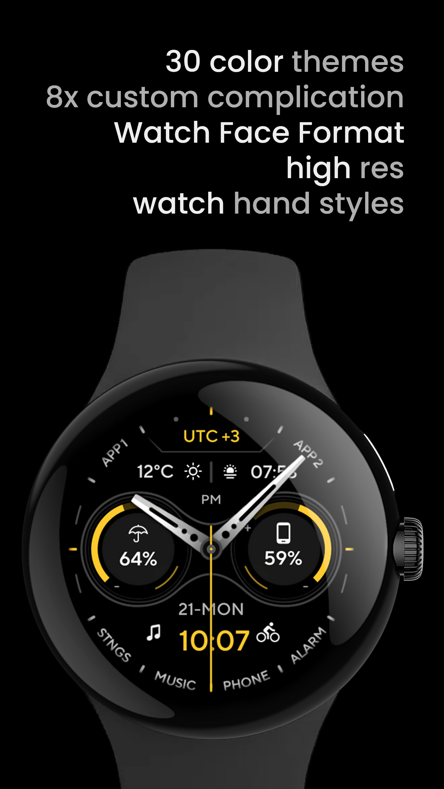 Catalyst Watch face Android Screenshot 3