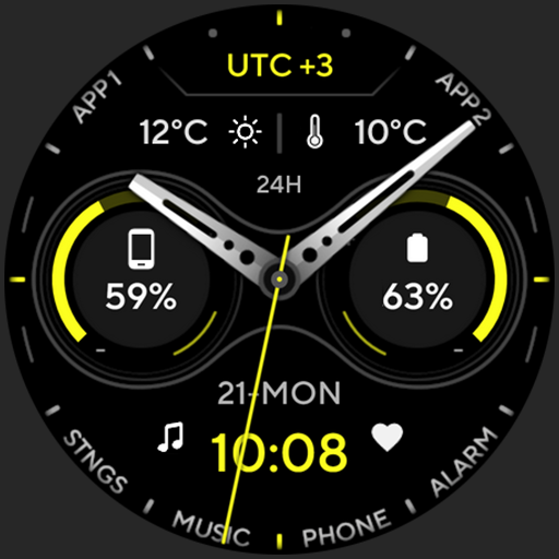 Catalyst Watch face Android Screenshot