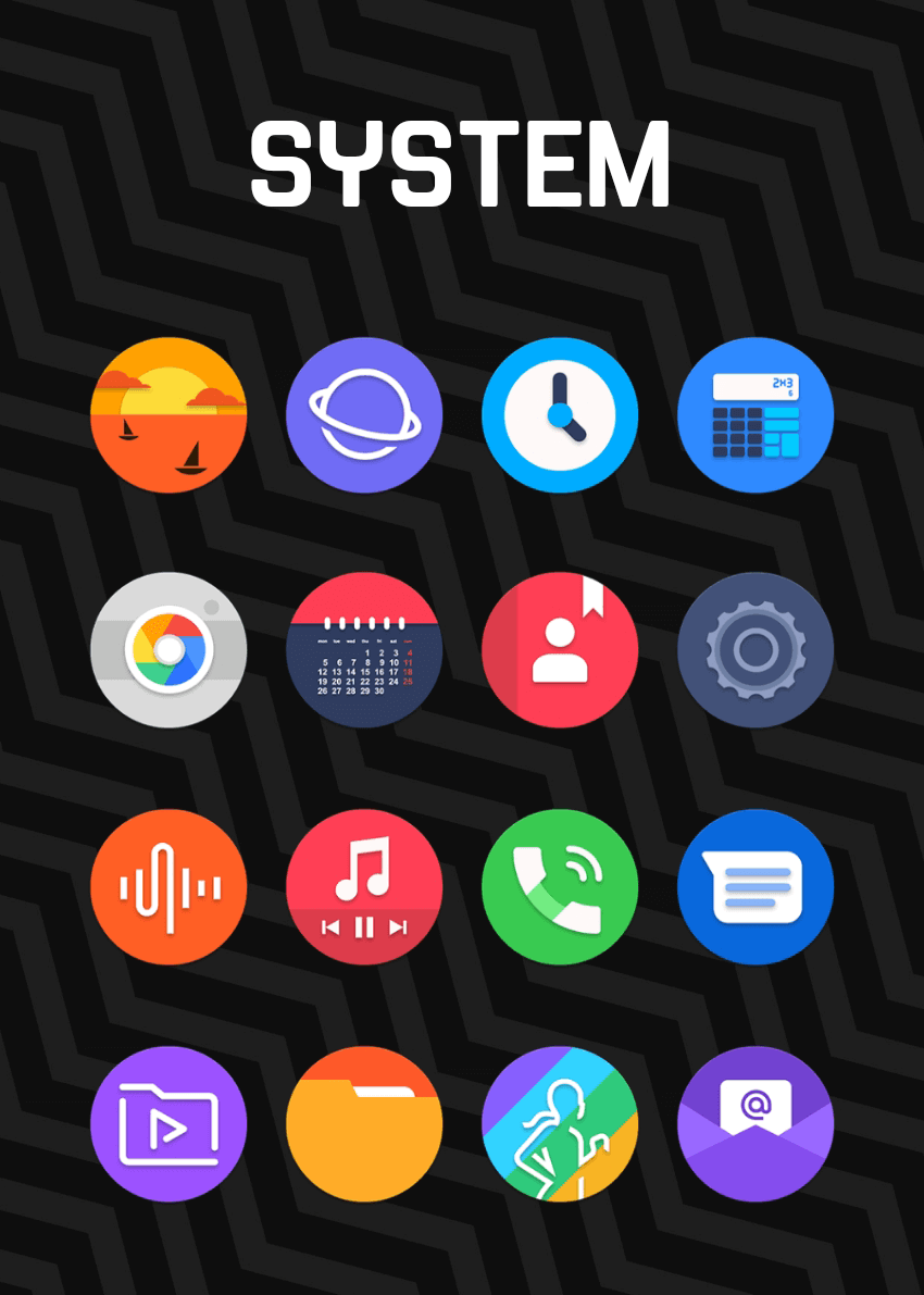 Circa - Round Icon Pack Android Screenshot 3