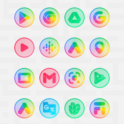 Circle Clear Icon Pack Android Screenshot 3