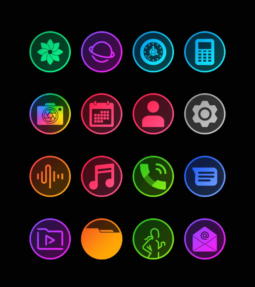 Circle Clear Icon Pack Android Screenshot 4