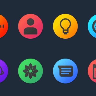 CircleDient Icon Pack Gradient Android Screenshot 4