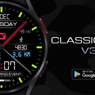 Classic LCD V3 watch face Android Screenshot 3