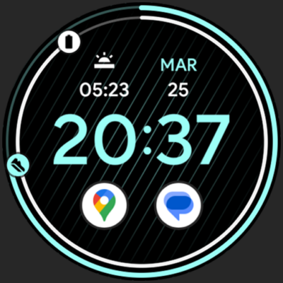 Clean Digital: Watch face Android Screenshot