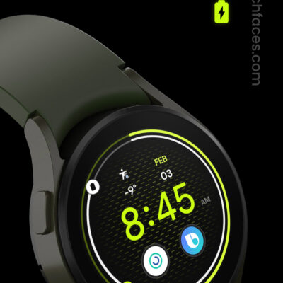 Clean Digital: Watch face Android Screenshot 2
