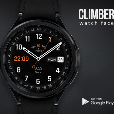Climber Watch Face, WearOS Android Screenshot 3
