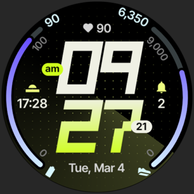 Compact Watch Face Android Screenshot