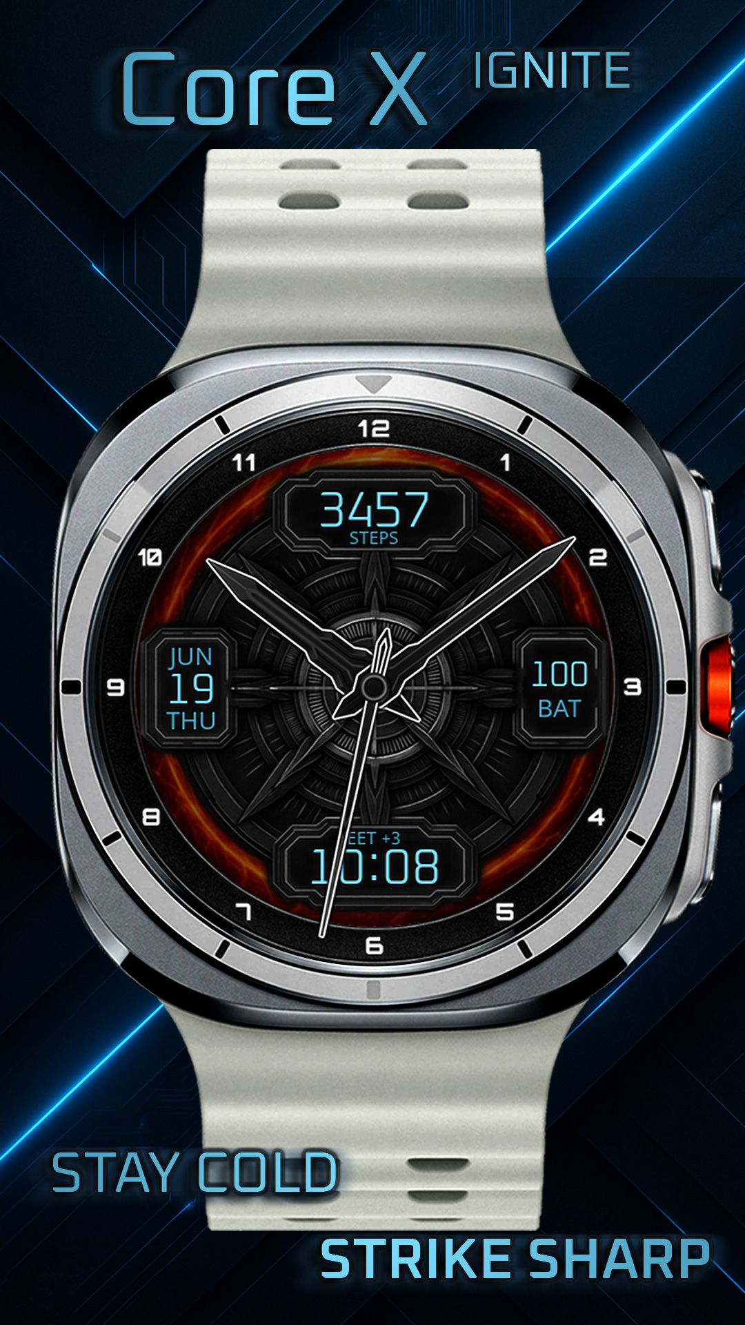 Core X Ignite Watch Face Android Screenshot 4