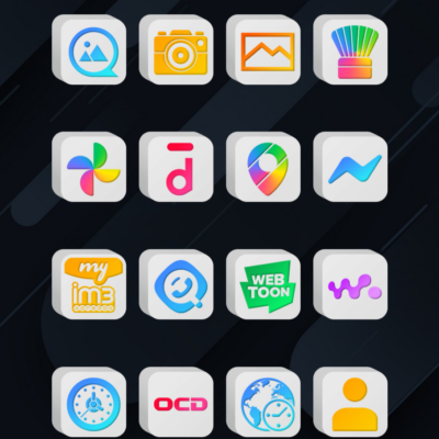 Cubic Light - 3D Icon Pack Android Screenshot 4