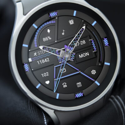 Cyberpunk 01 ZKin Watch Android Screenshot 3
