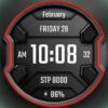 DADAM25: Modern Watch Face Android Screenshot