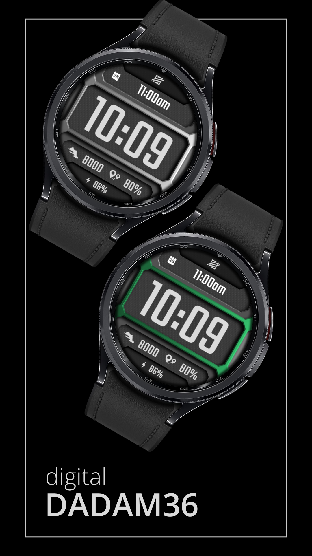 DADAM36: Big Time Digital Dial Android Screenshot 2