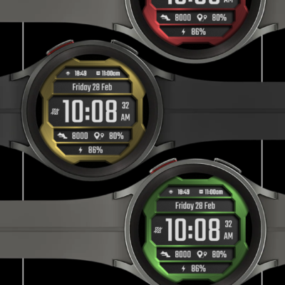 DADAM37: Modern Metal Dial Android Screenshot 3
