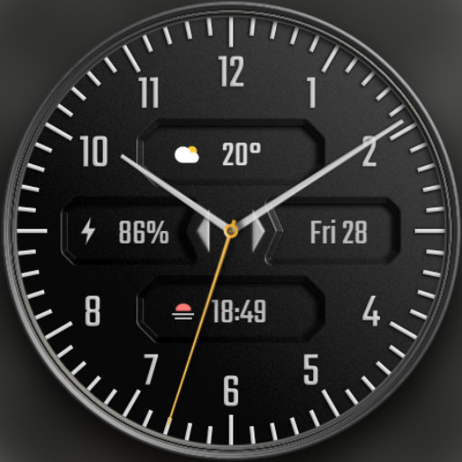 DADAM38: Analog Watch Face Android Screenshot