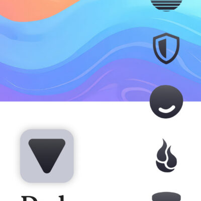 Dark Shapeless Icon Pack Android Screenshot 2