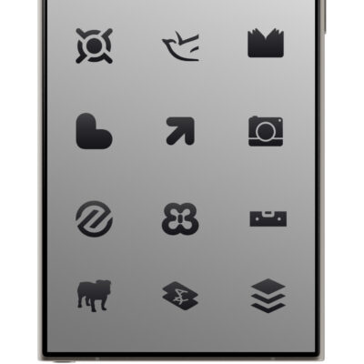 Dark Shapeless Icon Pack Android Screenshot 4