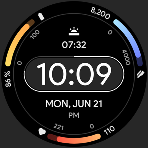 Dash Digital: Watch face Android Screenshot