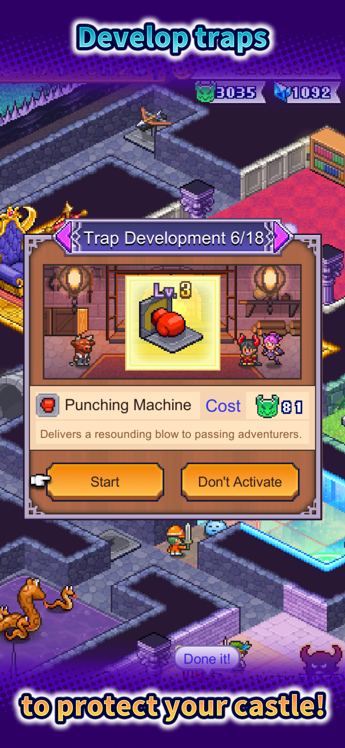 Demon Castle Story Android Screenshot 3