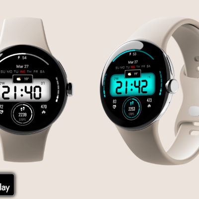 Digital sport color WatchFace Android Screenshot 2