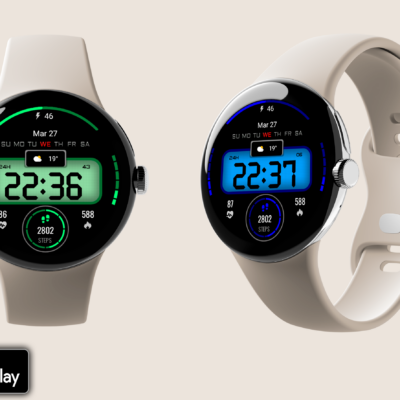 Digital sport color WatchFace Android Screenshot 4