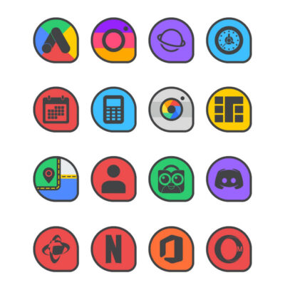 Drop Dark - Icon Pack Android Screenshot 3