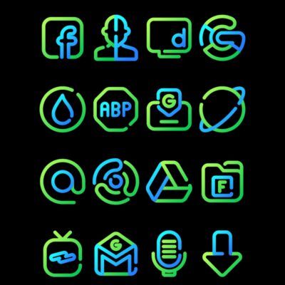 Earth - Lines Icon Pack Android Screenshot 3