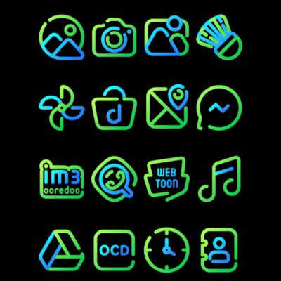 Earth - Lines Icon Pack Android Screenshot 4