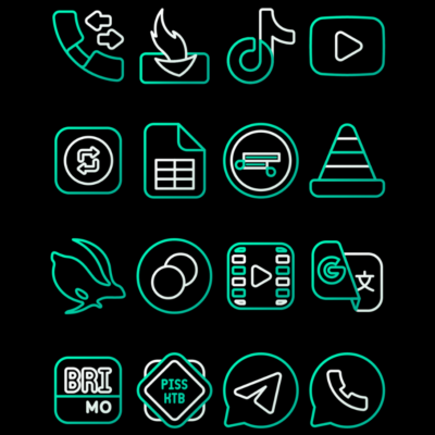 EmeraLine  - Icon Pack Android Screenshot 2