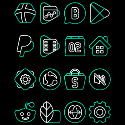 EmeraLine  - Icon Pack Android Screenshot 3