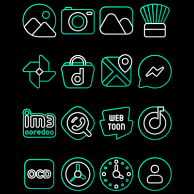 EmeraLine  - Icon Pack Android Screenshot 4