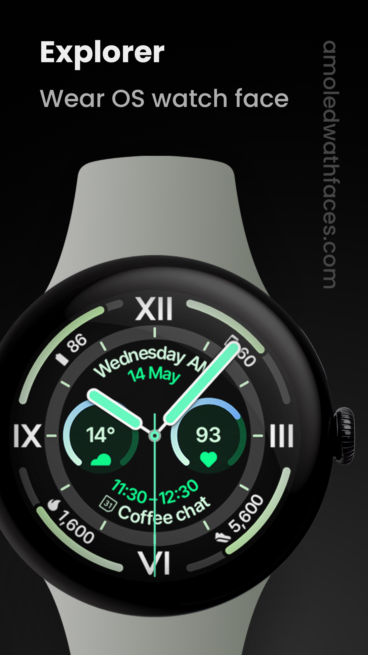 Explorer Watch Face Android Screenshot 2