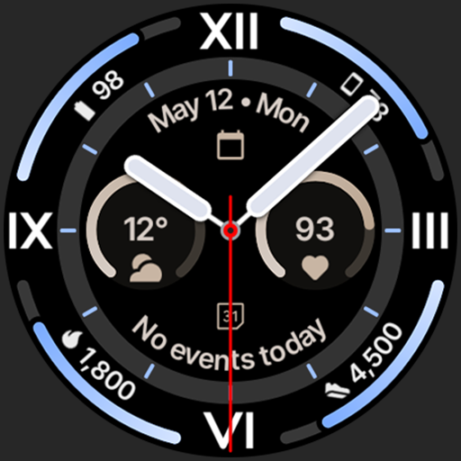 Explorer Watch Face Android Screenshot