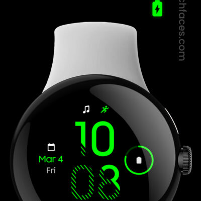 Fit OLED: Watch face Android Screenshot 2