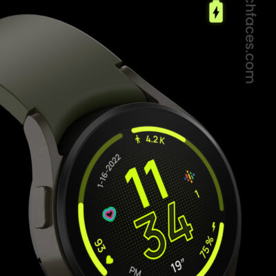 Fit TWO Watch Face Android Screenshot 2