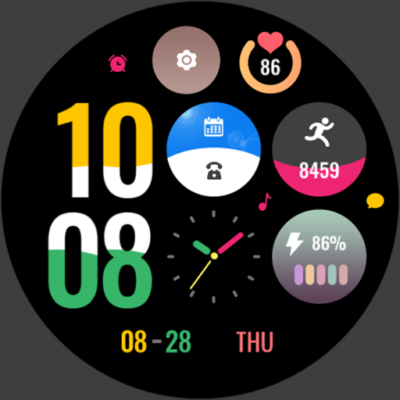 Flat Desktop ZKin Watch Android Screenshot