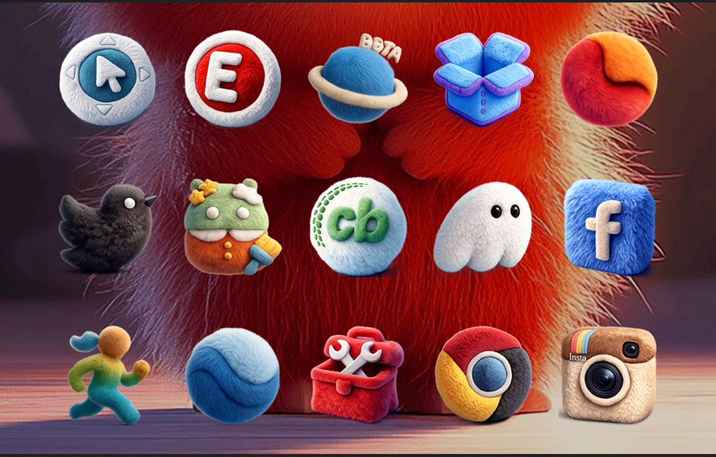Fluffy 3D - Icon Pack Android Screenshot 2