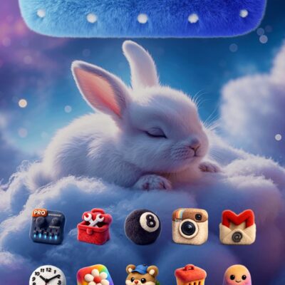 Fluffy 3D - Icon Pack Android Screenshot 4