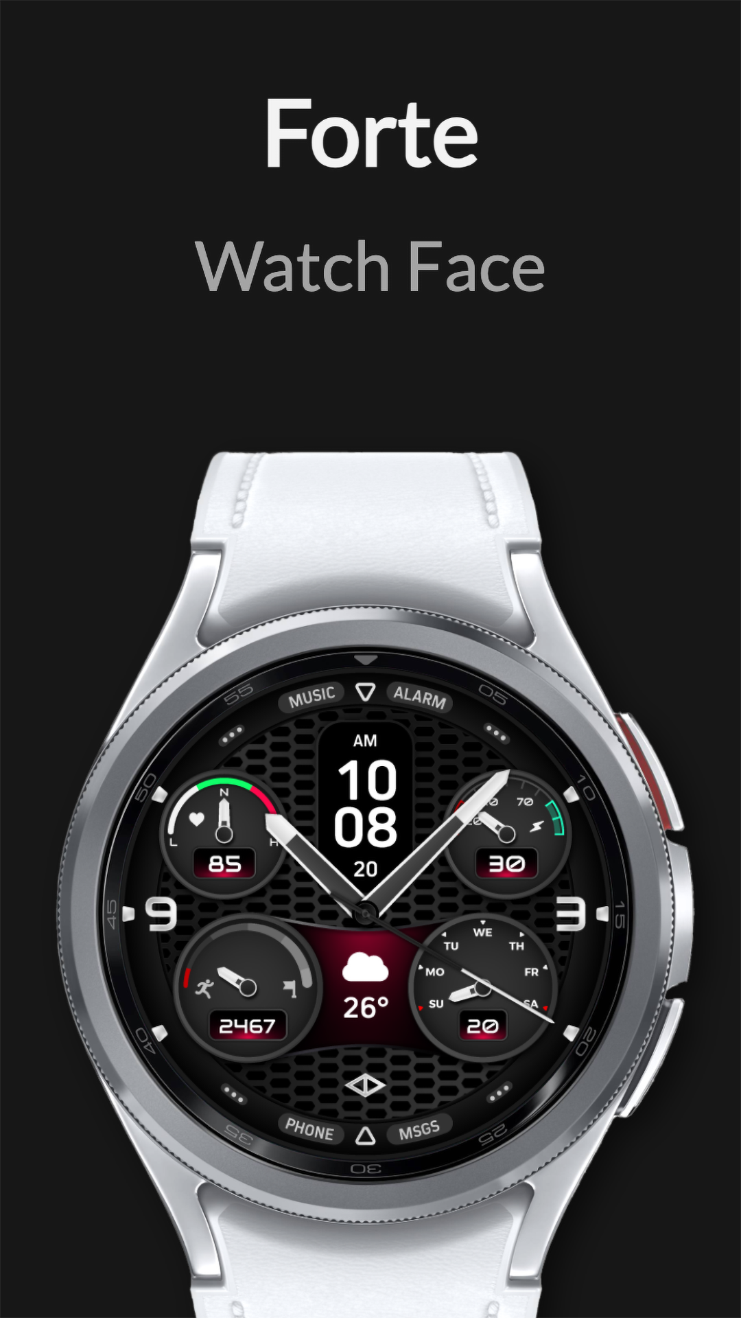 Forte: Hybrid Watch Face Android Screenshot 2