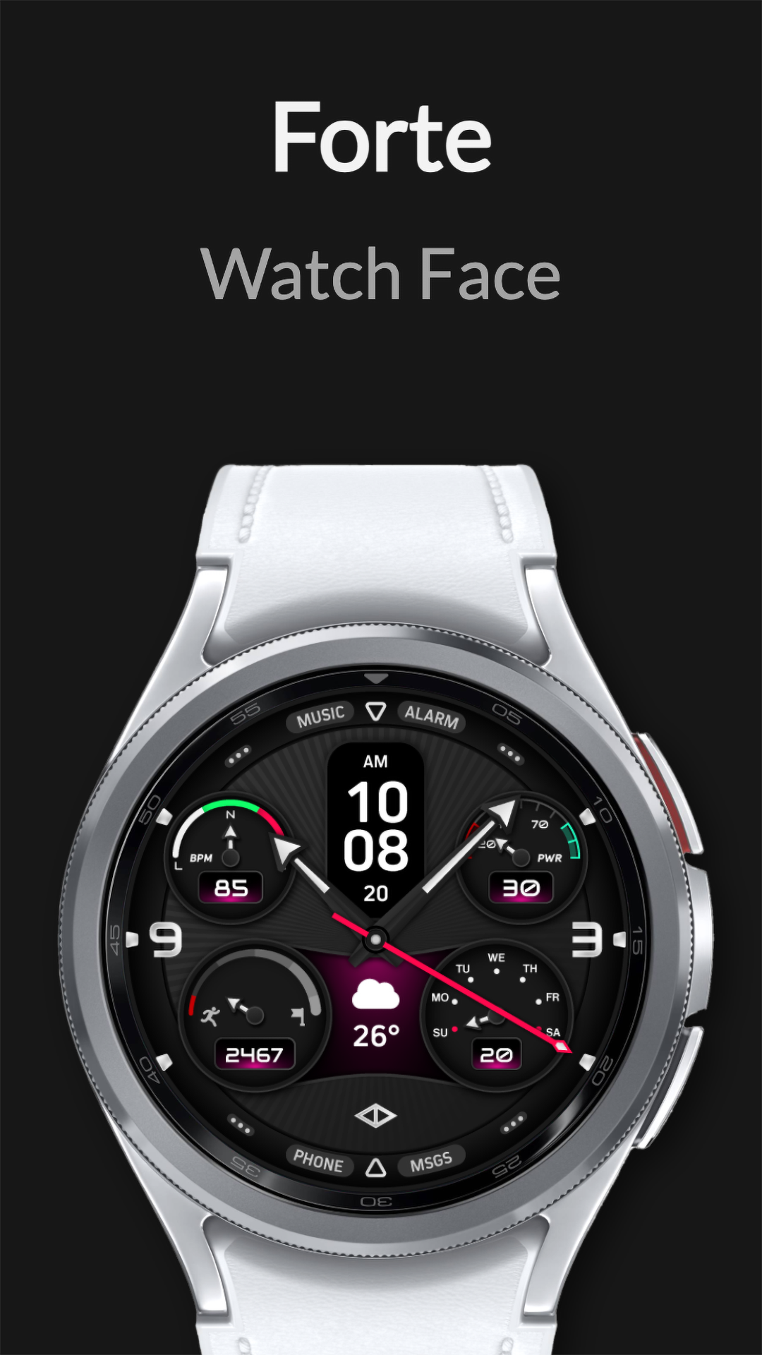 Forte: Hybrid Watch Face Android Screenshot 3