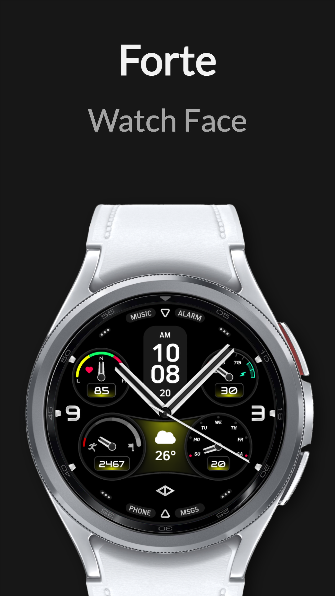 Forte: Hybrid Watch Face Android Screenshot 4