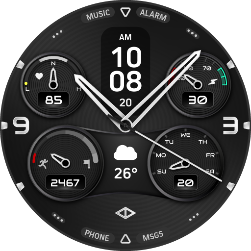 Forte: Hybrid Watch Face Android Screenshot