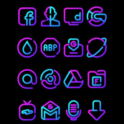 Galaxy - Lines Icon Pack Android Screenshot 3
