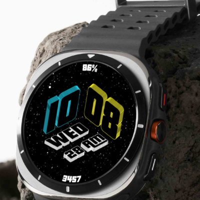 Galaxy Watch Face 3D Android Screenshot 2