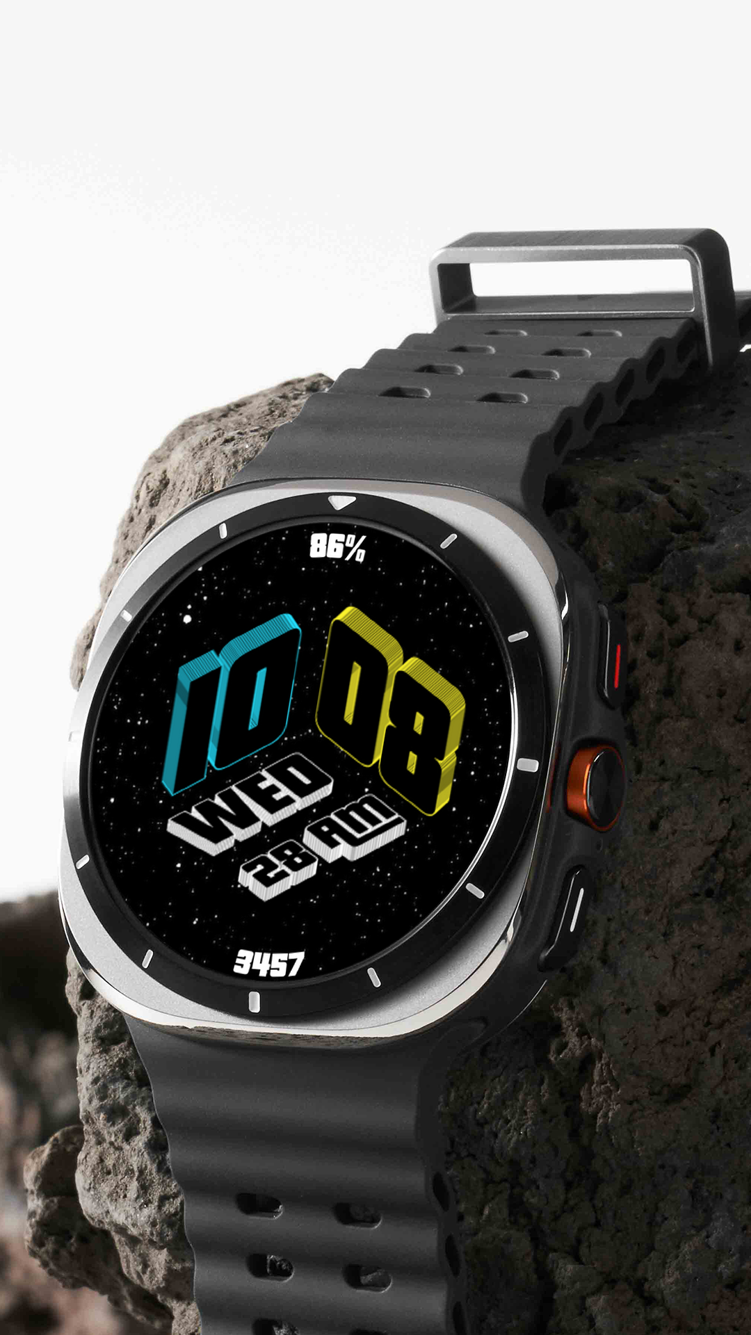 Galaxy Watch Face 3D Android Screenshot 2