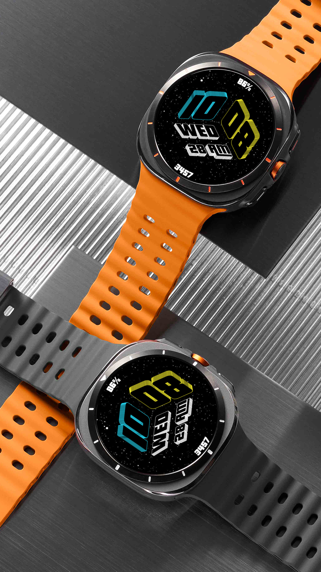 Galaxy Watch Face 3D Android Screenshot 3