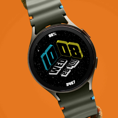 Galaxy Watch Face 3D Android Screenshot 4