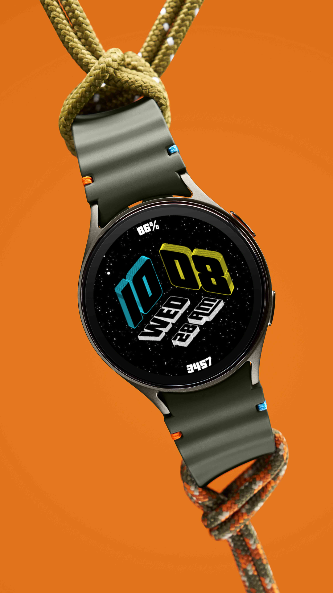 Galaxy Watch Face 3D Android Screenshot 4